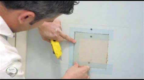 how to patch a hole in sheet metal|repairing large hole in sheetrock.